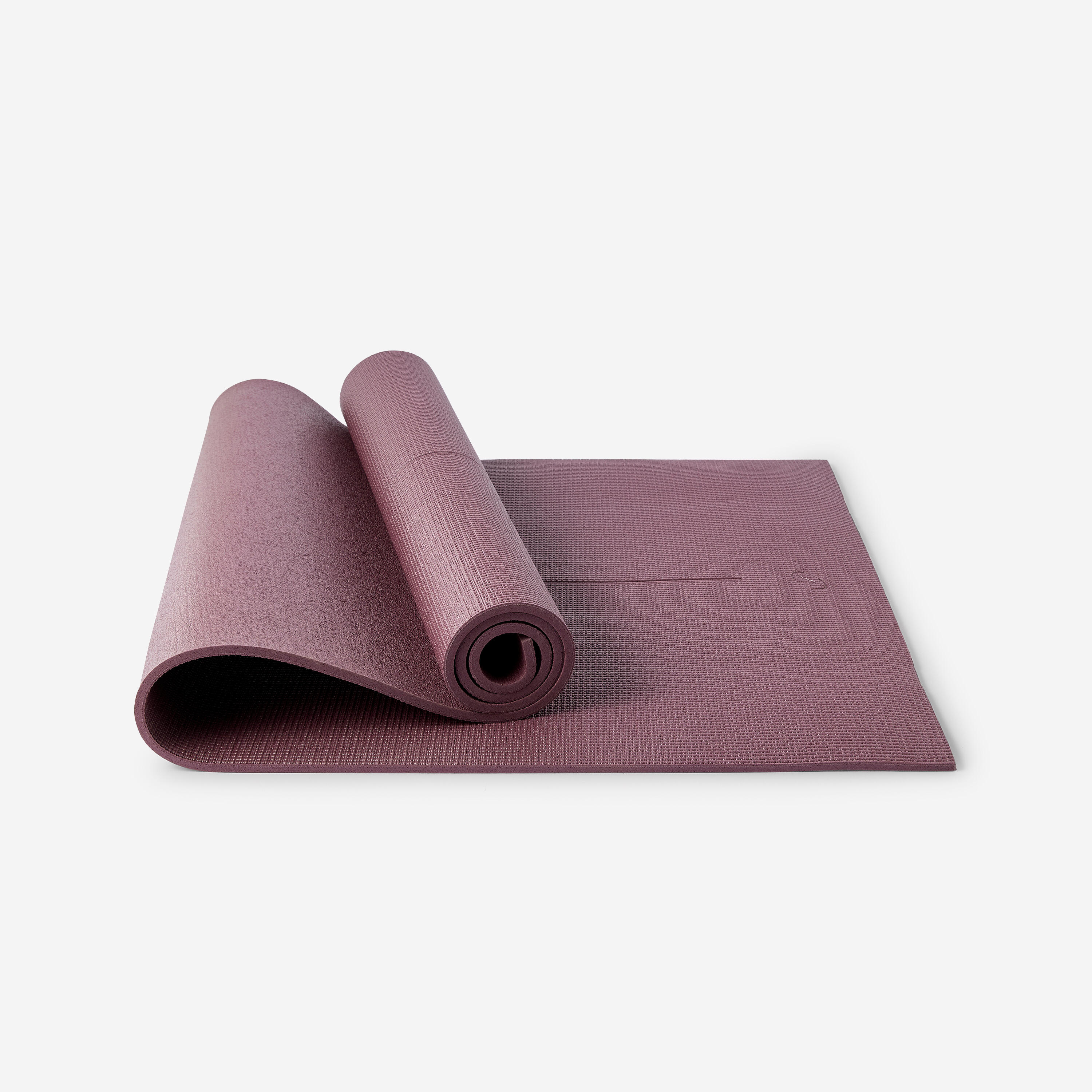 KIMJALY Esterilla de yoga Confort 173 cm x 61 cm x 8 mm burdeos