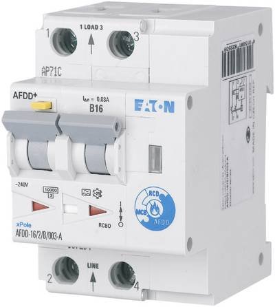Eaton 187210 Brandschutzschalter 2polig 16 A 0.03 A 230 V/AC 1 St.