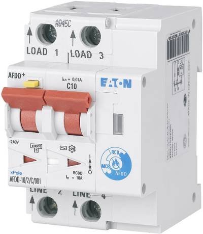 Eaton 187165 Brandschutzschalter 2polig 10 A 0.01 A 230 V/AC 1 St.