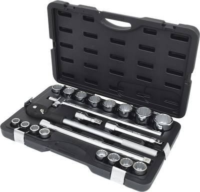 KS TOOLS 3/4" Steckschlüssel-Satz, 21-tlg 12-kant ( 911.0751 )