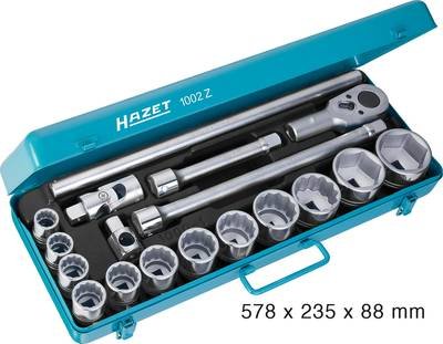 Hazet Steckschlüsselsatz metrisch 3/4" (20 mm) 18teilig 1002Z