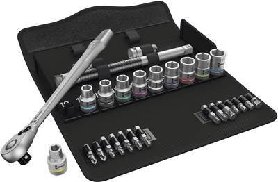 Wera Zyklop Metal 8100 SC 8 Steckschlüsselsatz metrisch 1/2" (12.5 mm) 28teilig 05004078001