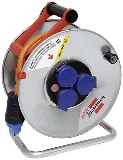 Brennenstuhl 1197062831 Kabeltrommel 50 m Orange T13 Stecker