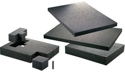 TOOLCRAFT 1433382 Schaumstoffeinlage (L x B x H) 300 x 300 x 10 mm