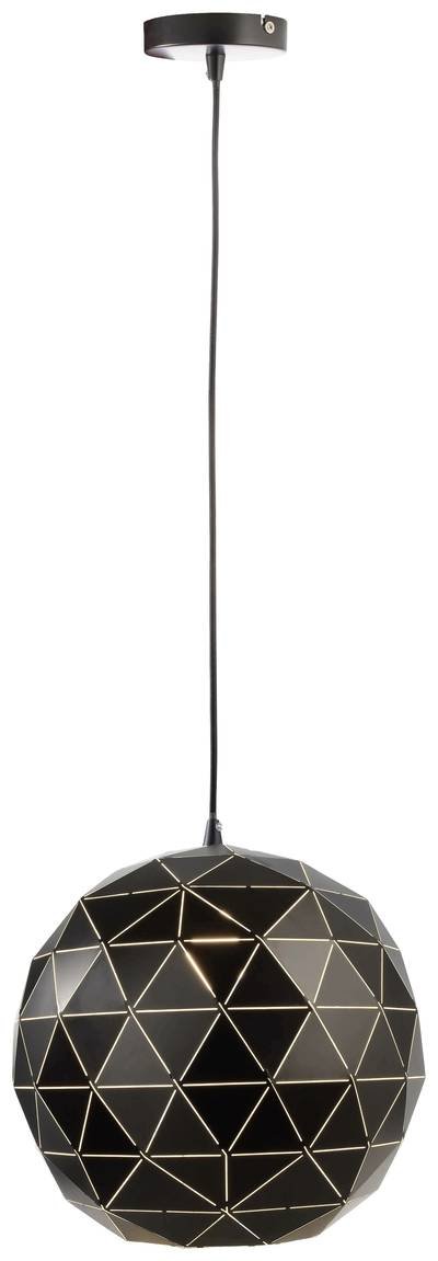 Deko Light Asterope rund 500 342134 Pendelleuchte LED, Halogen E27 40 W Schwarz