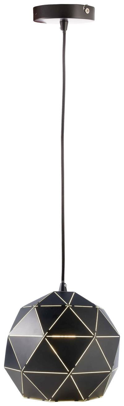 Deko Light Asterope rund 250 342132 Pendelleuchte LED, Halogen E27 40 W Schwarz
