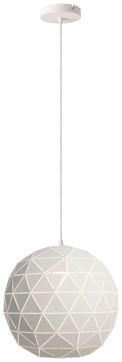 Deko Light Asterope rund 400 342130 Pendelleuchte LED, Halogen E27 40 W Weiß