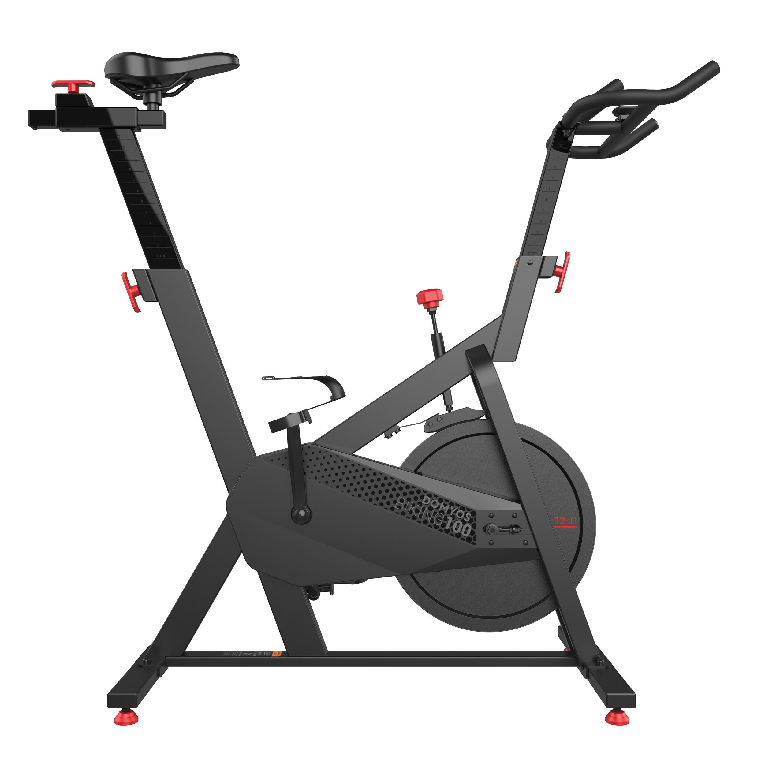 DOMYOS Bicicleta ciclo indoor Domyos Biking 100 12kg rueda inercia.