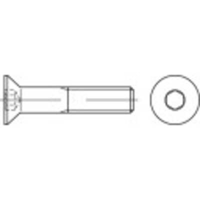 TOOLCRAFT 1069237 Senkschrauben M8 10 mm Innensechskant Edelstahl A4 100 St.