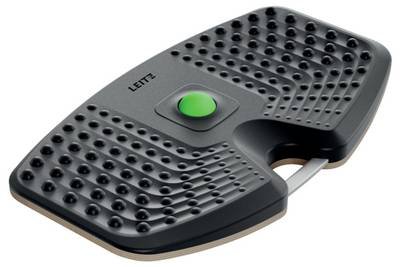 Leitz 65870089 Anti-Ermüdungsmatte (B x H x T) 540 x 65 x 310 mm mit genoppter Oberfläche, mit Gummi-Belag, mit Wippfunk