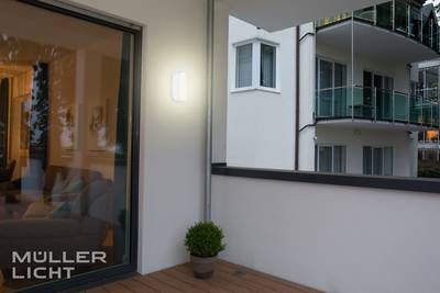 StarLicht Bulkhead LED-Feuchtraumleuchte mit Bewegungsmelder LED LED fest eingebaut 8 W Neutralweiß Weiß