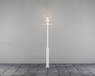 Konstsmide 468-250 Orion Außenstandleuchte Energiesparlampe, LED E27 60 W Weiß