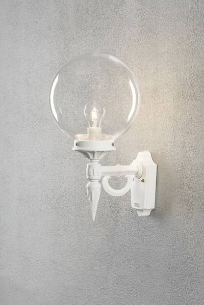 Konstsmide Orion 496-250 Außenwandleuchte Energiesparlampe, LED E27 60 W Weiß