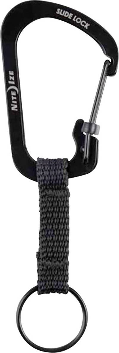 NITE Ize Schlüssel-Karabiner NI-CSLW3-01-R6 Keyring Gr.3 Schwarz 1 St.
