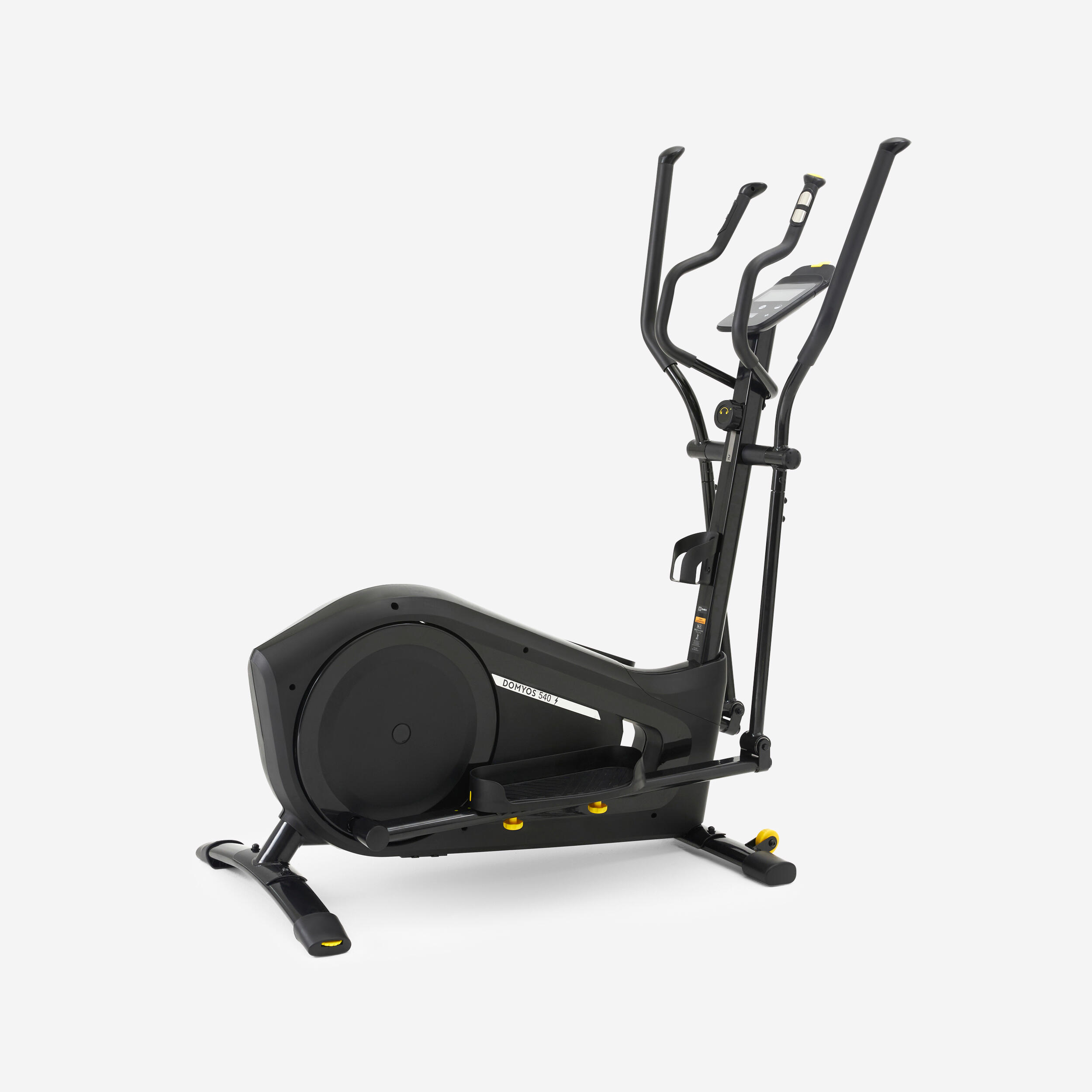 DOMYOS Bicicleta Elíptica EL540 Negro Autoalimentada Conectada Kinomap