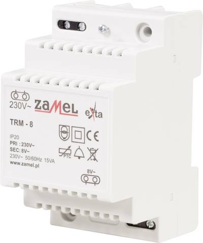 Zamel TRM-8 Klingel-Transformator 8 V/AC 1.88 A