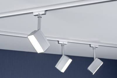 Paulmann Pedal Hochvolt-Schienensystem-Leuchte URail LED fest eingebaut 5 W LED Chrom (matt)