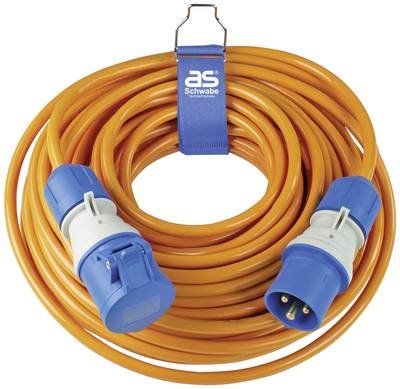 AS Schwabe 62433 Strom Verlängerungskabel 16 A 25 m H07BQ-F 3G 2,5 mm²
