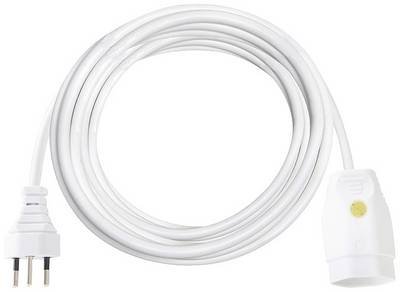 Brennenstuhl 1160182015 Strom Verlängerungskabel 10 A Weiß 10 m H05VV 3G 1,5 mm²
