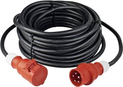 AS Schwabe 60368 Strom Verlängerungskabel 16 A Schwarz 25.00 m H07RN-F 5G 1,5 mm²