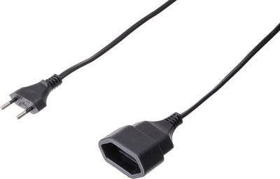 Max Hauri 129813 Strom Verlängerungskabel Schwarz 2.00 m