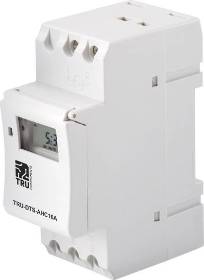 TRU COMPONENTS TRU-DTS-AHC16A Zentralsteuerung Betriebsspannung: 230 V/AC 1 Wechsler 16 A 250 V/AC Wochenprogramm