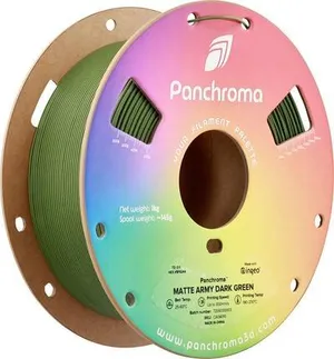 Polymaker CA04010 Panchroma™ Matte Filament PLA Matt, geringerer Kunststoffgehalt 1.75 mm 1000 g Army Dark Green, Grün 1
