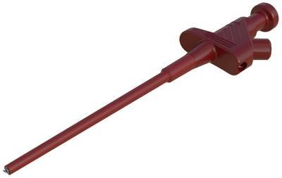 Hirschmann Test & Measurement KLEPS 30 rt Fein-Abgreifklemme Steckanschluss 4 mm Ohne Messkategorie Rot