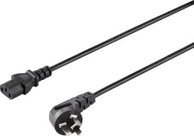Sygonix SY-5042712 Kaltgeräte Anschlusskabel Schwarz 2.00 m