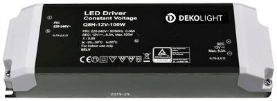 Deko Light BASIC, CV LED-Trafo Konstantspannung 0 mA - 8.30 A 12 V/DC 1 St.