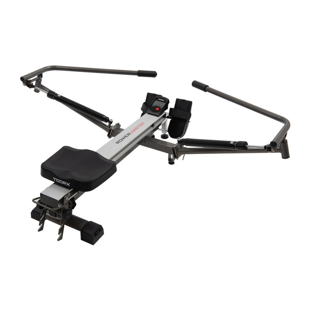 TOORX TOORX RowerMaster: Remo realista, ajustes de resistencia, monitor LCD y plegable