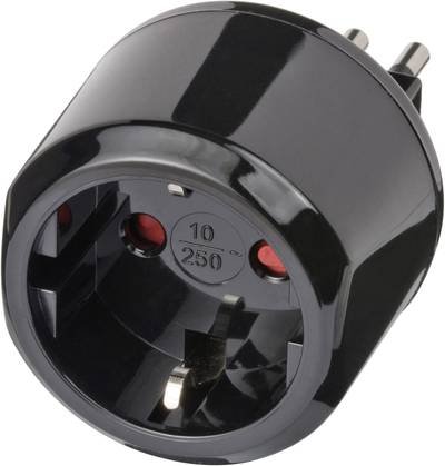 Brennenstuhl 1508470 Reiseadapter Brennenstuhl 1508470, Universal, Drinnen, 250 V, Schwarz, 10 A