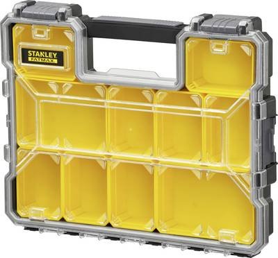 Universal STANLEY Stanley 1-97-519, Schwarz, Transparent, Gelb, 446 mm, 74 mm, 357 mm Sortimentskasten (L x B x H) 446 x