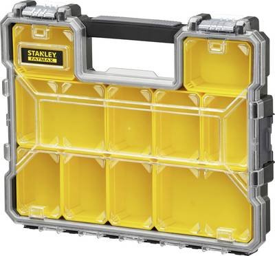 Universal STANLEY neu Sortimentskoffer (L x B x H) 44.6 x 7.5 x 35.7 cm Anzahl Fächer: 10 Inhalt 1 St.