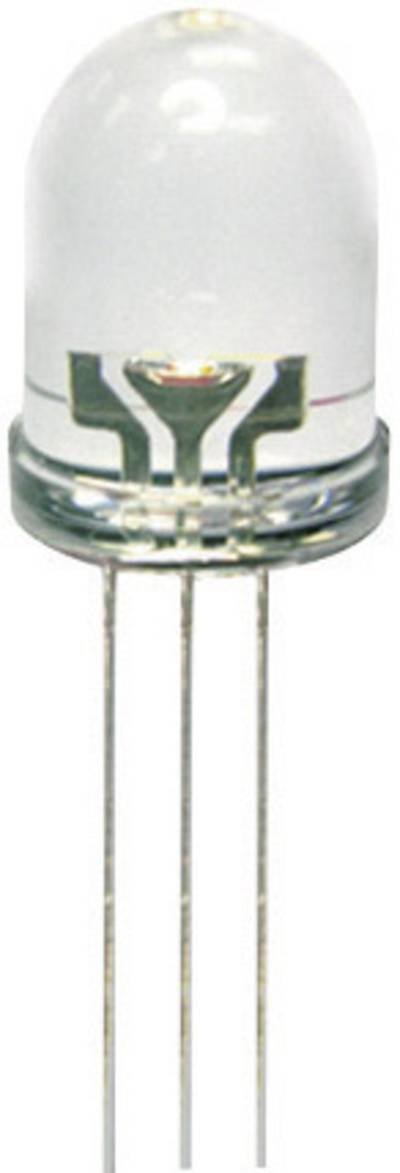 Kingbright L-59EGW LED mehrfarbig Rot, Grün Rund 5 mm 60 mcd, 50 mcd 60 ° 20 mA 2 V, 2.2 V