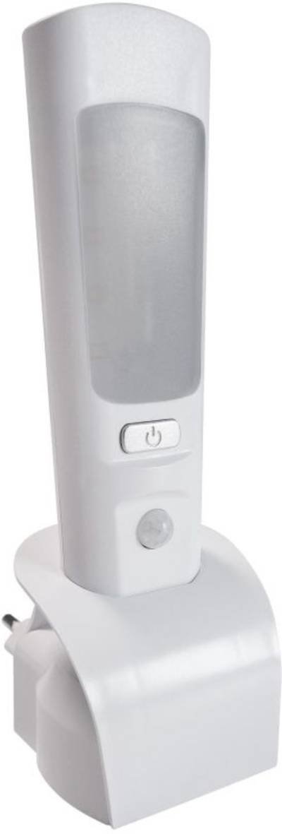 Müller-Licht Casto 27700012 LED-Nachtlicht mit Bewegungsmelder Zylindrisch LED Tageslichtweiß Weiß
