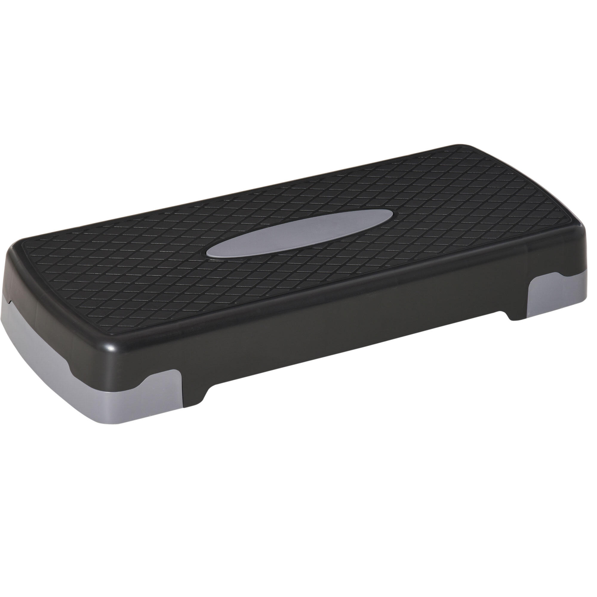 HOMCOM Step Fitness HOMCOM 68x29x15 cm Negro, Gris, Rojo