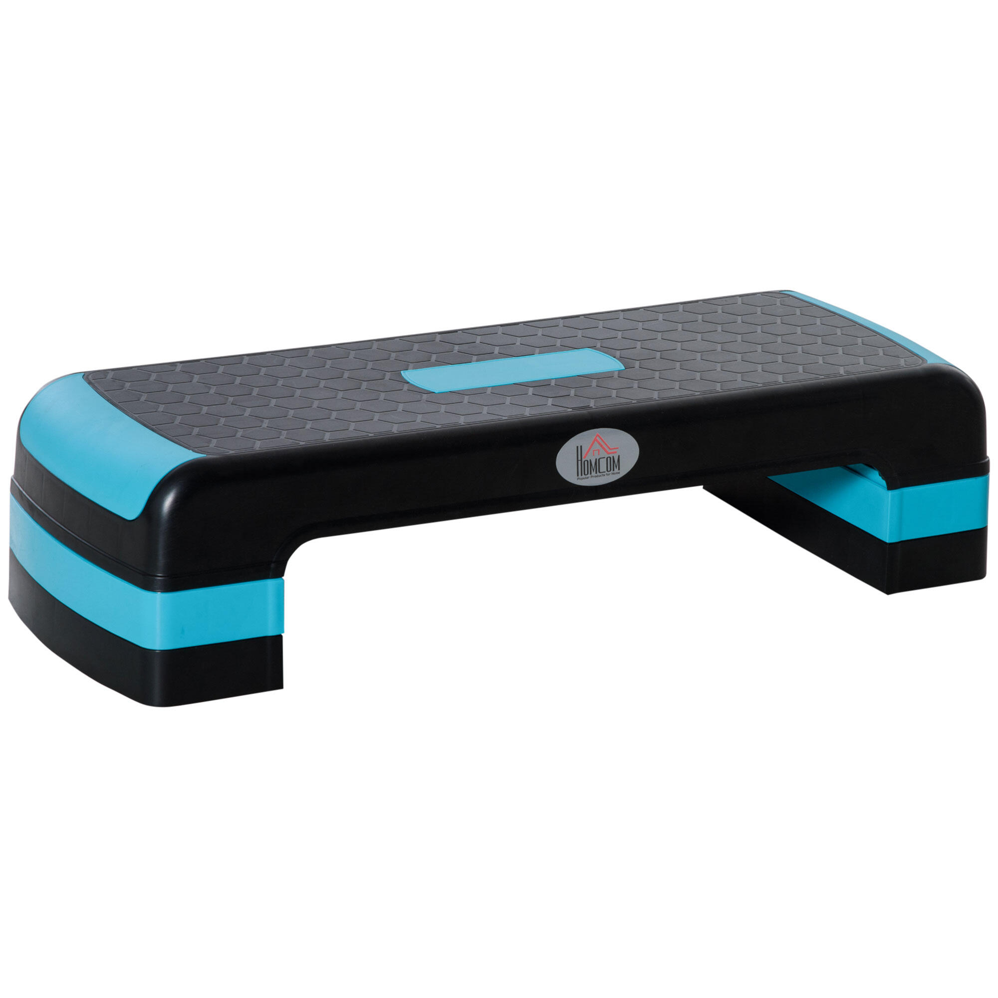 HOMCOM Step de Aeróbic HOMCOM 78x28x20 cm Negro
