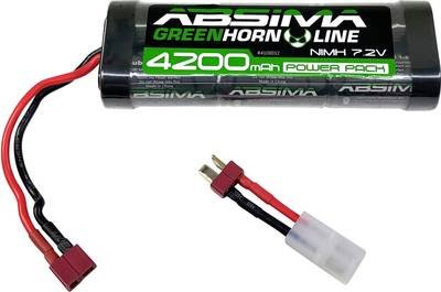 Absima Modellbau-Akkupack (NiMh) 7.2 V 4200 mAh Zellen-Zahl: 6 Hardcase T-Buchse, Tamiya-Buchse