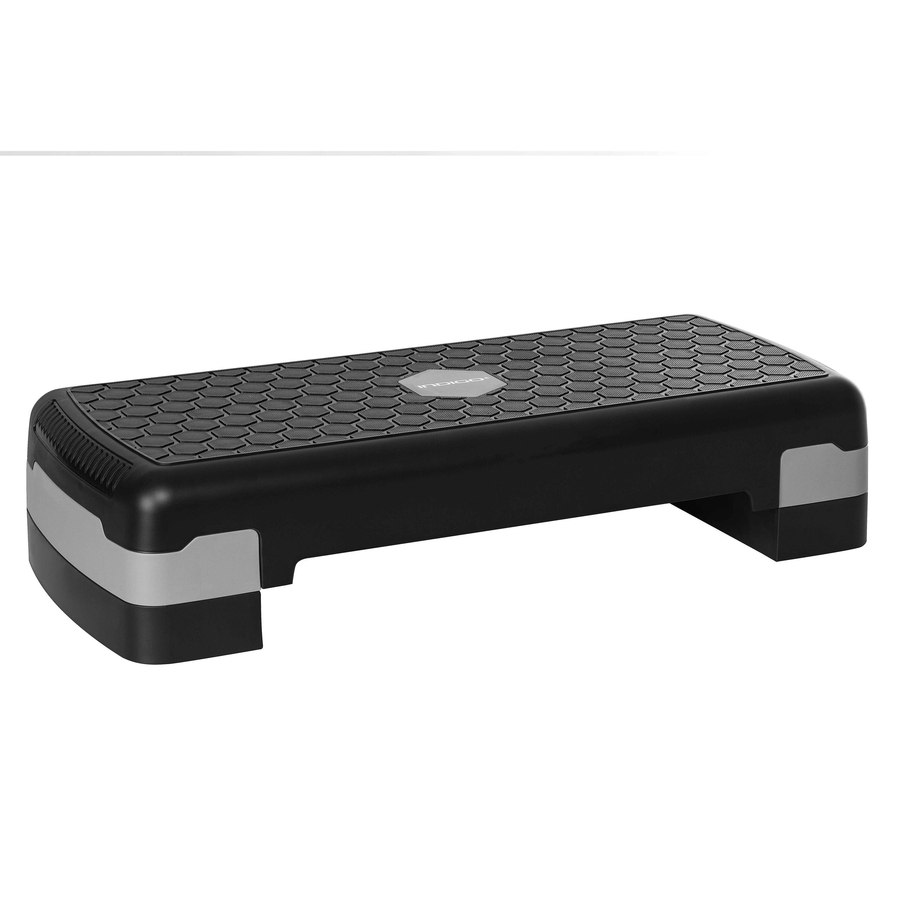 INDIGO SPORTS Plataforma STEP 2 Alturas Negro-Gris