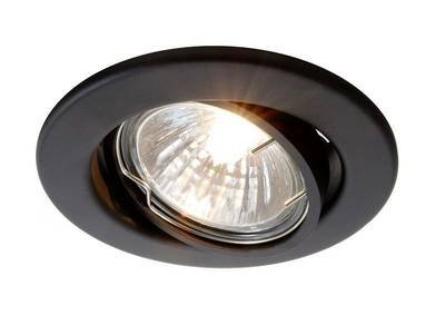 Deko Light Einauring 89 GU10 110037 Deckeneinbauring LED, Halogen GU10 35 W Signal-Schwarz