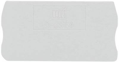 TRU COMPONENTS TC-11592388 Endhalter Passend für (Details): TC-JPT4, TC-JPT4-PE Grau 1 St.