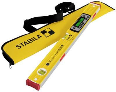 Stabila 19823-ISO Digitale Wasserwaage kalibriert (ISO) mit Magnet, mit Rutschstopper, inkl. Tasche 61 cm 0.5 mm/m