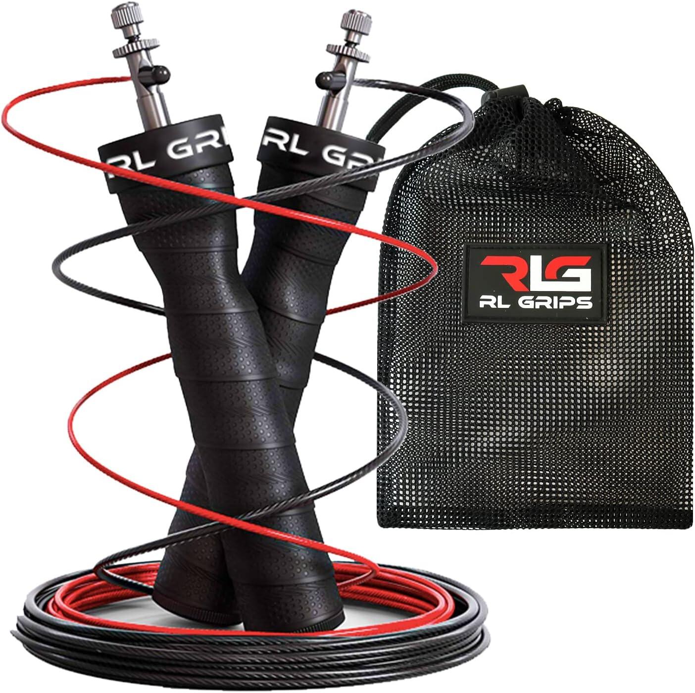 RL GRIPS Comba de Velocidad Profesional Ergonómica para Boxeo y Cross RL Grips Negra