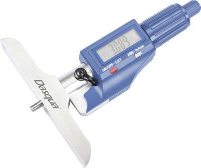 Dasqua 4710-2205 Digitales Tiefenmikrometer mit digitaler Anzeige 0 - 150 mm DIN 863