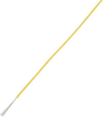 TRU COMPONENTS 1571382 Litze LiY 1 x 0.14 mm² Gelb 25 m