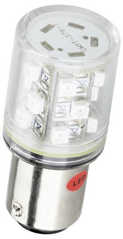 Barthelme 52190215 LED-Lampe Weiß BA15d 24 V/DC, 24 V/AC 42 lm