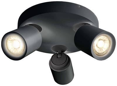 Deko Light Librae Round III Deckenaufbauleuchte GU10 50 W Tiefschwarz (RAL 9005)