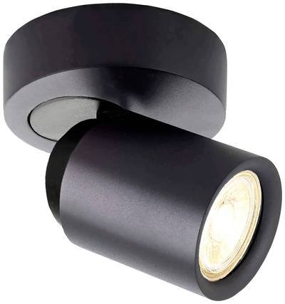 Deko Light Librae Round I Deckenaufbauleuchte GU10 50 W Tiefschwarz (RAL 9005)