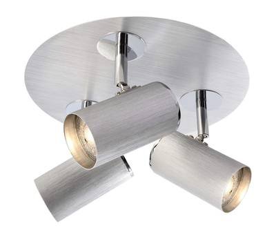 Deko Light Indi III Deckenaufbauleuchte GU10 50 W Silber